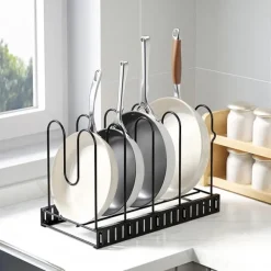 Köksorganiserare-LIVIT Justerbart Grytorganiseringsställ