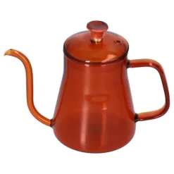 Kaffe- & Tekannor-Lång pip Vattenkokare Stor kapacitet Värmebeständig Lätt att rengöra Kaffekanna med lång mun Kaffe