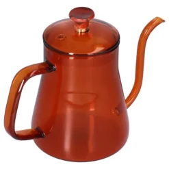 Kaffe- & Tekannor-Lång pip Vattenkokare Stor kapacitet Värmebeständig Lätt att rengöra Kaffekanna med lång mun Kaffe