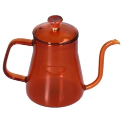 Kaffe- & Tekannor-Lång pip Vattenkokare Stor kapacitet Värmebeständig Lätt att rengöra Kaffekanna med lång mun Kaffe