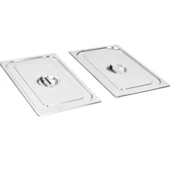 vidaXL Tillbehör Till Matförvaring-Lock till GN-kantin 1/1 2 st rostfritt stål