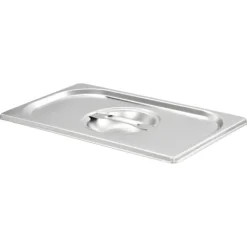 vidaXL Lock till GN-kantin 1/4 4 st rostfritt stål