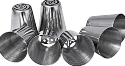 Utrustning För Tårtdekoration-Lollanda 14-delars Spritspåse & Munstyckeset, Tyllset, spritstyllar- Cake tool