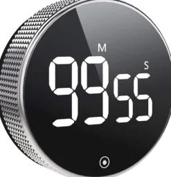 Äggklockor-Lollanda Digital Timer med Magnet & LED-display - Kökstimer