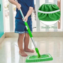 Rengöringsutrustning-Lollanda Ersättande Tygskydd för Swiffer Mopp 8-pack – Återanvändbara Mopptorkar för Våt och Torr Rengöring