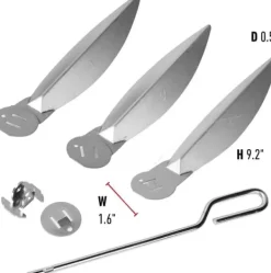 Grillar-Lollanda One-touch rengöringssystem-kit för Weber 22-1/2-Inch grill – förhöjd tjocklek, värmetålig och lätt att installera