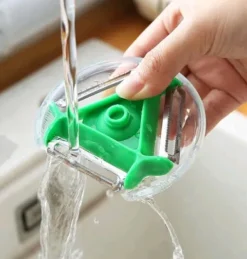 Matskalare & Urkärningsverktyg-Lollanda 2-pack 3-i-1 Multifunktionell roterande skalare - Grönsaksskalare & Råkostjärn & Potatisskalare