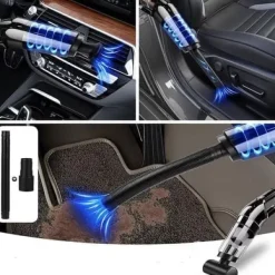 Lollanda Sladdlös Handdammsugare 10000Pa, Trådlös Hålsugare - Mini Dammsugare för Hem och Bil