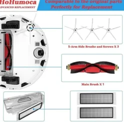 Dammsugartillbehör-Lollanda Tillbehör för Roborock S5/S6 modeller 7 delar