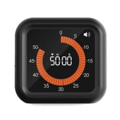 Äggklockor-Lollanda Visuell Timer 11 timmar 59 minuter,Uppladdningsbar Timer med Magnet & Stativ, Justerbar Volym