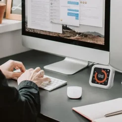 Äggklockor-Lollanda Visuell Timer 11 timmar 59 minuter,Uppladdningsbar Timer med Magnet & Stativ, Justerbar Volym