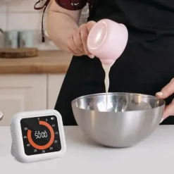 Äggklockor-Lollanda Visuell Timer 11 timmar 59 minuter,Uppladdningsbar Timer med Magnet & Stativ, Justerbar Volym