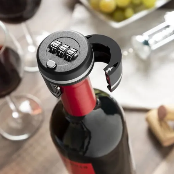 Flaskstopp & Flaskförslutare-Lås för vinflaskor Botlock InnovaGoods