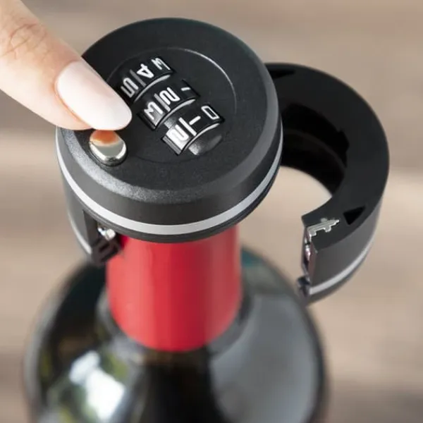 Flaskstopp & Flaskförslutare-Lås för vinflaskor Botlock InnovaGoods