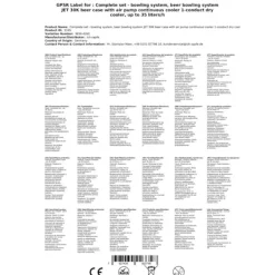 Öltapp - JET 30K dispenser med luftpump en linje torr kylare, 30 liter/h, KEG:utan