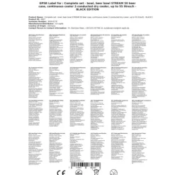 Öltapp - STREAM 50 ölväska, genomströmningskylare, 2-rads torrkylare, upp till 55 liter / h - SVART UTGÅNG, KEG:Type D, KEG 2:Type M