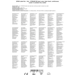 Ölkranar-Öltapp - STREAM 80 ölväska, genomströmningskylare, 2-rads torrkylare, KEG:Type A, KEG 2:Type D