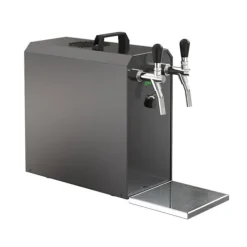 Ölkranar-Öltapp - STREAM 50 ölväska, genomströmningskylare, 2-rads torrkylare, upp till 55 liter / h - SVART UTGÅNG, KEG 2:5 liters adapter, KEG:KeyKeg