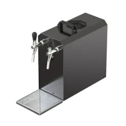 Ölkranar-Öltapp - STREAM 50 ölväska, genomströmningskylare, 2-rads torrkylare, upp till 55 liter / h - SVART UTGÅNG, KEG:Type G, KEG 2:Type M