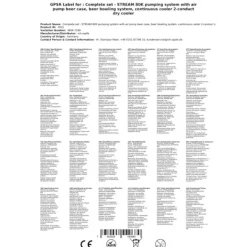 Öltapp - STREAM 80K ölväska, genomströmningskylare, 2-rads torrkylare, KEG 2:5 liters adapter, KEG:NC Adapter