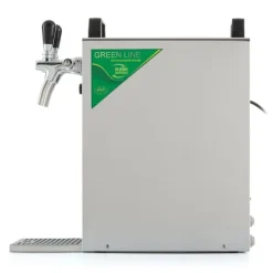 öltapp Kontakt 40/K 2-linjers torrkylningsenhet av rostfritt stål, 50 liter/h, med membranpump, Green Line, KEG:Type G, KEG 2:Type D