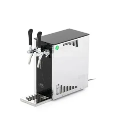 Ölkranar-Öltapp, öldispenser, ölmaskin, ölautomat, ölkylare, öltappingssystem PYGMY 25/k Exclusive, två trådsensor, Torr svalare utan CO2, luftkompressor