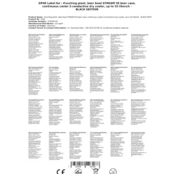 Öltapp, öldispenser, ölmaskin, ölautomat, ölkylare STREAM 50 ölväska, genomströmningskylare, 2-rads torrkylare, upp till 55 liter / h - SVART UTGÅNG | CDON