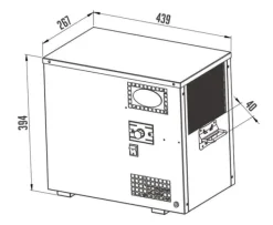 Öltapp, öldispenser, ölmaskin, ölautomat, ölkylare, öltappingssystem AS40 2 slingor, med kylare