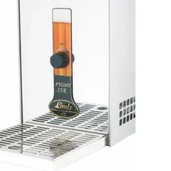 Ölkranar-Öltapp, öldispenser, ölmaskin, ölautomat, ölkylare PYGMY 25 / K med membranpump, 1-rads torrkylare av rostfritt stål, 35 liter/h, Green Line