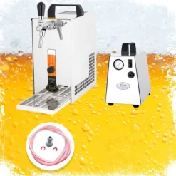 Öltapp PYGMY 25, en linje torr kylare, 35 liter/h -Bierkoffer, waterchiller, Green Line, KEG:KeyKeg