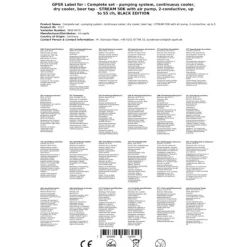 Öltapp STREAM 50K med luftpump, ölväska, genomströmningskylare 2-radig torr svalare, upp till 55 liter / h, KEG:5 liters adapter, KEG 2:KeyKeg