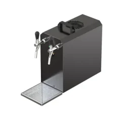 Öltapp STREAM 50K med luftpump, ölväska, genomströmningskylare 2-radig torr svalare, upp till 55 liter / h, KEG:5 liters adapter, KEG 2:KeyKeg