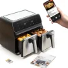 Fritöser-Luftfritös - InnovaGoods - 8L - Modern design - Variabel temperatur - 100 recept