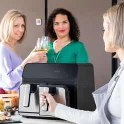 Fritöser-Luftfritös - InnovaGoods - 8L - Modern design - Variabel temperatur - 100 recept