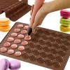 Macaron Kakform i Silikon / Form - 48 platser