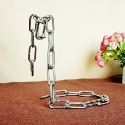 Magic Illusion Flytande Silverkedja Vinflaskhållare Stativställ Heminredning