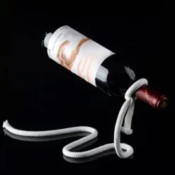 Magic Wine Bottle Chain Flytande hållare Illusion Rack Metal Art Stand Hållare sghakiut2462