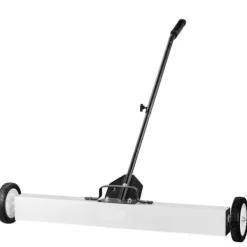 Rengöringsutrustning-Magnetisk sopmaskin 36 tum med hjul, teleskopiskt pickupverktyg, effektiv städning