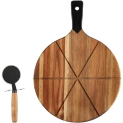 Tillbehör För Pizzaskärare-Maku Pizzaset Med Bricka Och Skärare