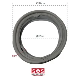 Beko Tvättmaskiner-Manschett till WMB61220S tvättmaskin - Originaltillverkarens del