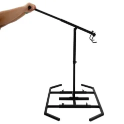 Tillbehör Till Avfallspressar-Manuell soppress - Avfallskomprimator - Höjdjusterbar 48,5–64,5 cm (3 nivåer) - Stål - Ugnshärdad lack - Svart