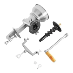 Matkvarnar-Manuell Spannmålskvarn - Handvevad Kornkvarn - För Vete Majs Nötter - Metall - För Hemmet - Silver