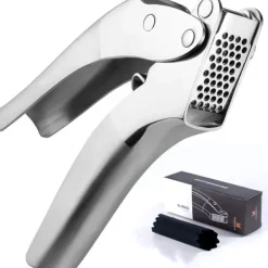 Vitlökspressar-Manuell Vitlökspress i Rostfritt Stål