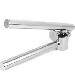 Vitlökspressar-Manuell vitlökspress i rostfritt stål Köttfärspress Hushållsredskap