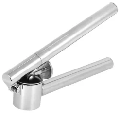 Vitlökspressar-Manuell vitlökspress i rostfritt stål Köttfärspress Hushållsredskap