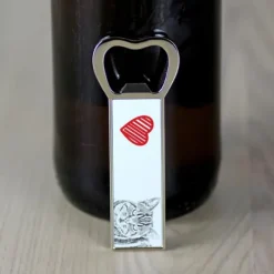 Manx - flasköppnare med en katt, personlig kylöppnare, unik present till en man från Art-Dog