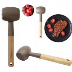 Köttklubbor-Masterpan kökshammare med trähandtag och plasthuvud