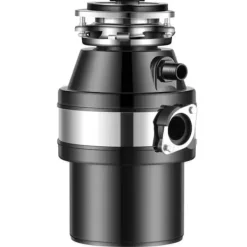 Matavfallshanterare, Hållbart Rostfritt Stål, Hög Effektivitet Pulvriserande,Svart, EU