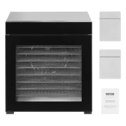 Matdehydrator, 10 brickor, 34x40.5x36.5 cm, rostfritt stål