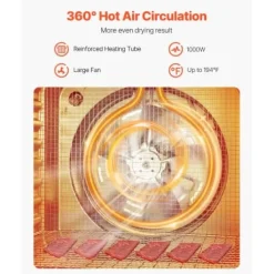 Matdehydrator, 10 brickor, 34x40.5x36.5 cm, rostfritt stål